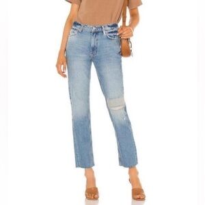 Free People We The Free Vixen Cigarette Jean Straight Leg Vtg Indigo Sz 31 NWT